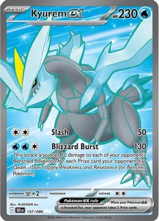 Kyurem ex (157/086) - SV Black Bolt Holofoil