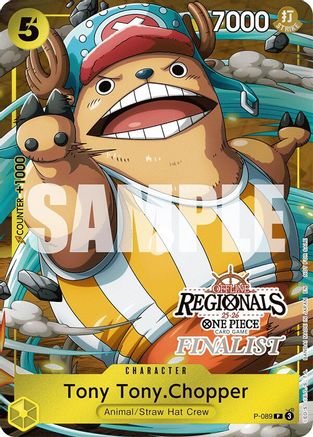 Tony Tony.Chopper (Offline Regional Finalist Card Set 2025 Vol.2) (P-089) - One Piece Promotion Cards Foil