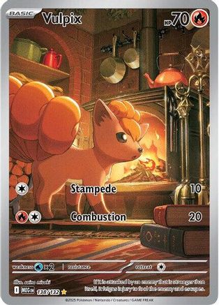 Vulpix (138/132) - ME01 Mega Evolution Holofoil