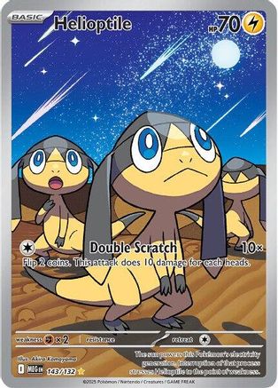 Helioptile (143/132) - ME01 Mega Evolution Holofoil