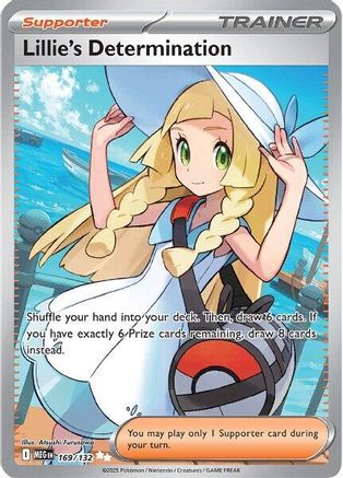 Lillie's Determination (169/132) - ME01 Mega Evolution Holofoil