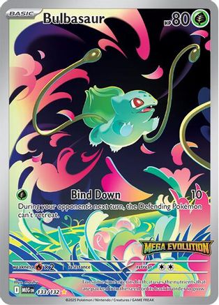 Bulbasaur (Mega Evolution Stamped) (133/132) - ME01 Mega Evolution Holofoil