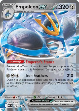 Empoleon ex (70/094) - ME02 Phantasmal Flames Holofoil