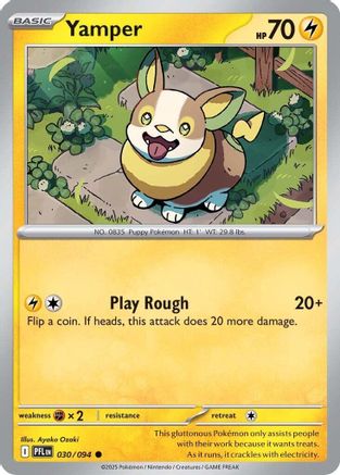 Yamper (30/094) - ME02 Phantasmal Flames