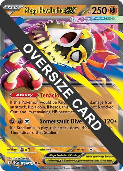 Mega Hawlucha ex 116/217 Jumbo