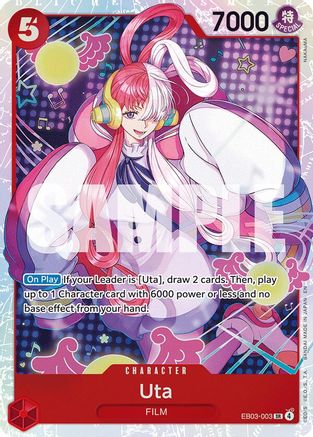 Uta (003) (EB03-003) - Extra Booster: One Piece Heroines Edition Foil