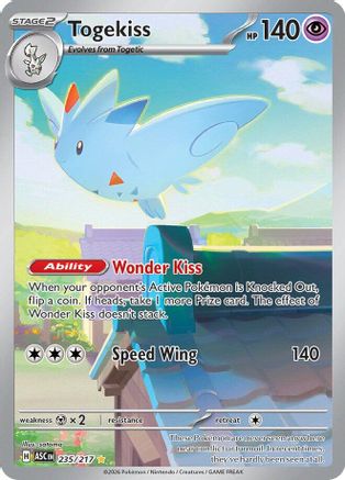 Togekiss (235/217) - ME Ascended Heroes Holofoil