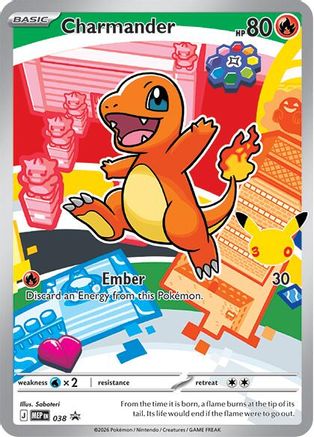 Charmander (38/null) - ME Mega Evolution Promo Holofoil
