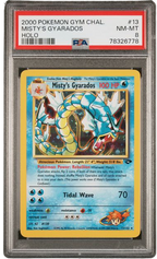 PSA 8 MISTY'S GYARADOS HOLO GYM CHALLENGE