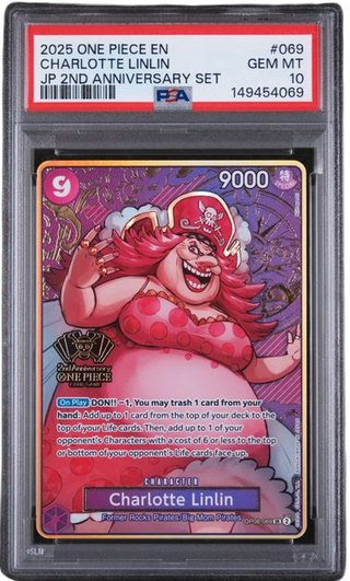 PSA 10 CHARLOTTE LINLIN JP 2ND ANNIVERSARY SET