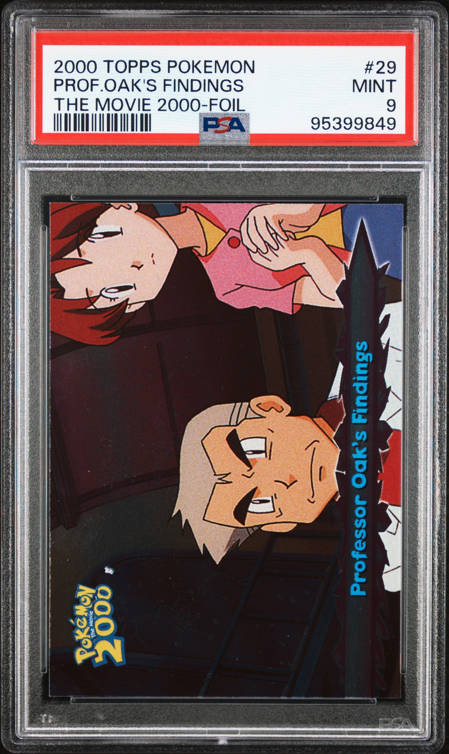 PSA 9 PROF.OAK'S FINDINGS THE MOVIE 2000-FOIL