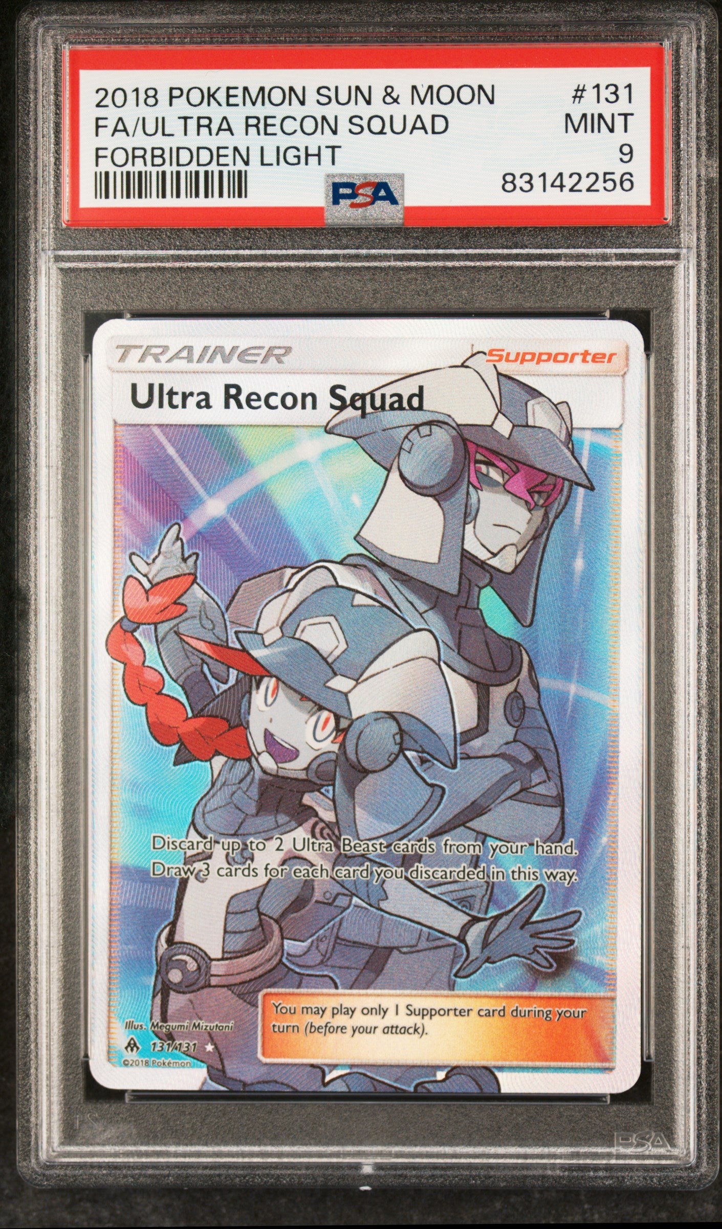 PSA 9 FA/ULTRA RECON SQUAD FORBIDDEN LIGHT