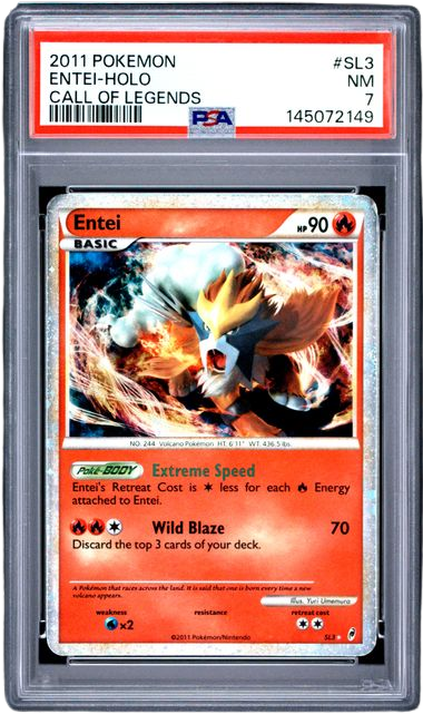 PSA 7 Entei Call Of Legends 