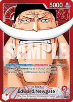 Edward.Newgate (001) (Alternate Art) (OP17-001) - The World's Strongest Warriors Foil