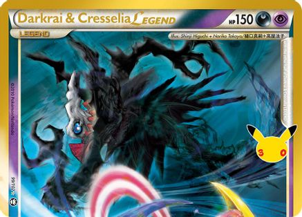 Darkrai & Cresselia Legend (Top) (99/102) - ME 30th Celebration Classic Collection Holofoil