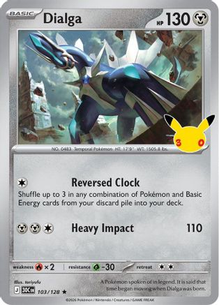 Dialga (103/128) - ME 30th Celebration Holofoil