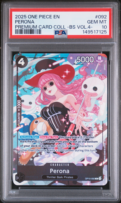 PSA Card Front