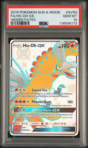 PSA 10 HO-OH GX HIDDEN FATES