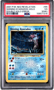 PSA 3(MK) Double Holo Error 