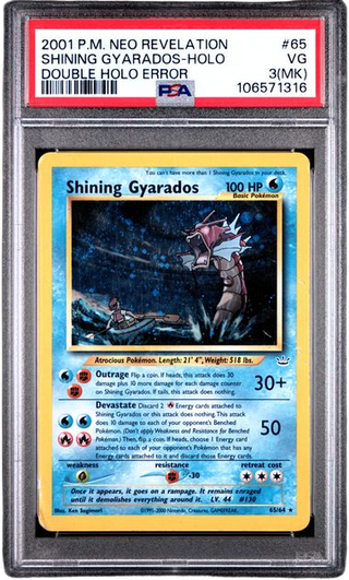 PSA 3(MK) Double Holo Error