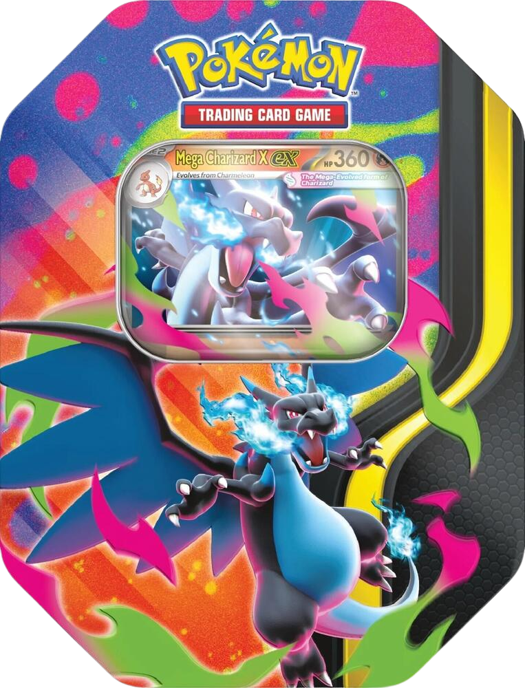 Mega Charizard Tin (Mega Charizard X)