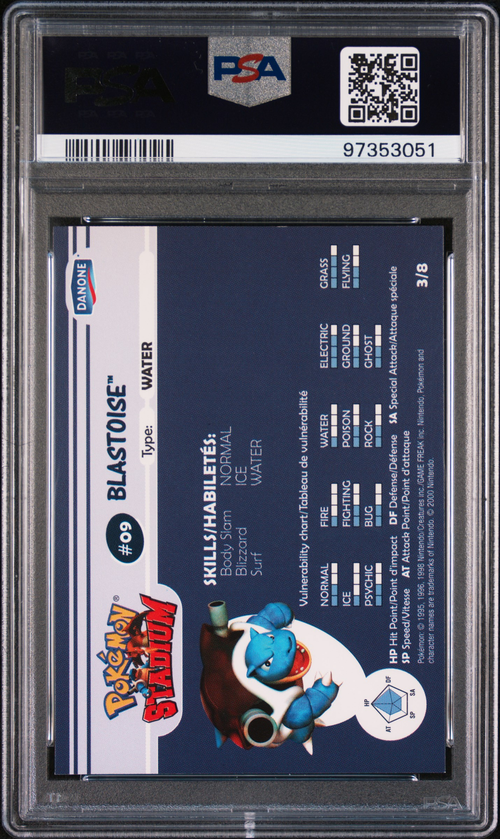 PSA Card Back