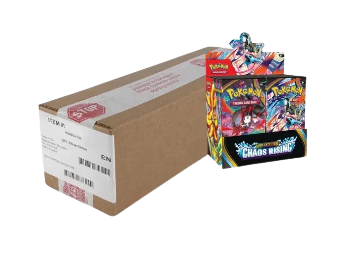 Sealed Case Chaos Rising Booster Box 