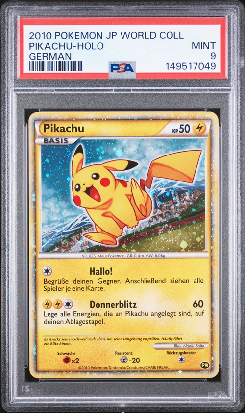 PSA Card Front