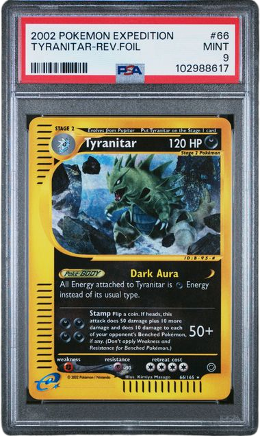 PSA 9 TYRANITAR REV FOIL EXPEDITION