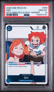 PSA 10 GIRL OP14-EB04 RLS EVENT-WINNER