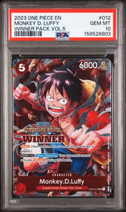PSA 10 MONKEY D. LUFFY WINNER PACK VOL.5