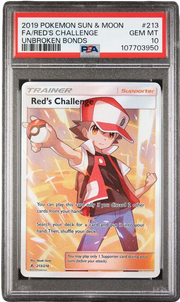 PSA 10 FA/RED'S CHALLENGE UNBROKEN BONDS