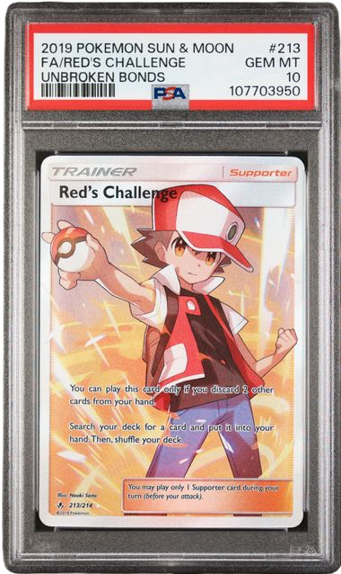 PSA 10 FA/RED'S CHALLENGE UNBROKEN BONDS