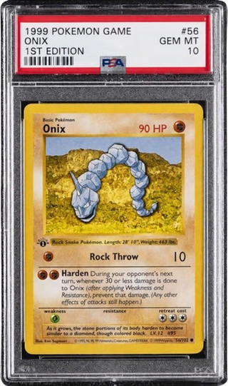 PSA 10 Onix 1ST Edition