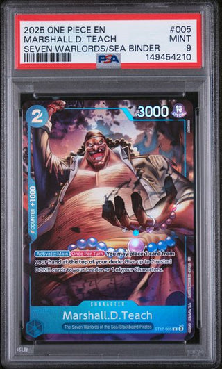 PSA 9 MARSHALL D. TEACH