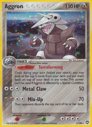 Aggron (1/108) - Power Keepers Reverse Holofoil