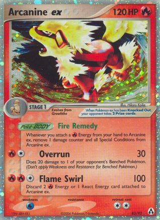 Arcanine ex /null) - Legend Maker Holofoil