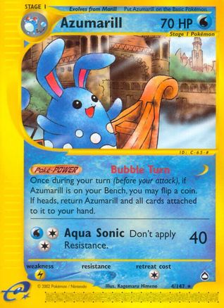Azumarill (4/147) - Aquapolis Reverse Holofoil
