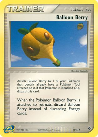 Balloon Berry (82/97) - Dragon Reverse Holofoil