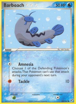 Barboach (54/107) - Deoxys Reverse Holofoil