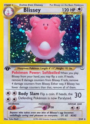 Blissey (2/64) - Neo Revelation 1st Edition Holofoil