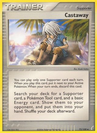 Castaway (72/100) - Crystal Guardians Reverse Holofoil