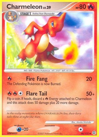 Charmeleon (46/132) - Secret Wonders Reverse Holofoil