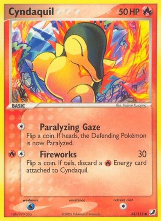 Cyndaquil (54/115) - Unseen Forces Reverse Holofoil