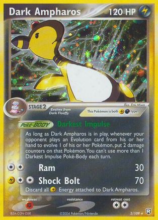 Dark Ampharos (2/109) - Team Rocket Returns Holofoil