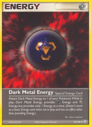 Dark Metal Energy (94/109) - Team Rocket Returns