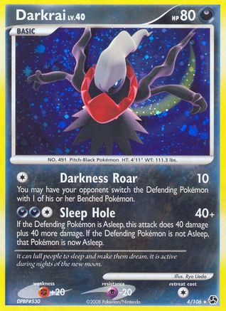 Darkrai (4/106) - Great Encounters Holofoil