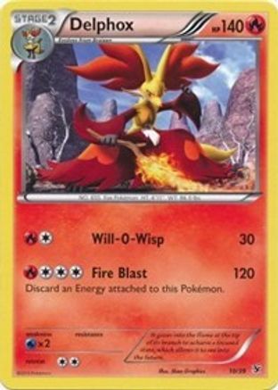 Delphox (10/39) - Kalos Starter Set Holofoil