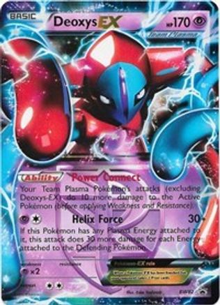 Deoxys EX (Team Plasma) (BW82/101) - Black and White Promos Holofoil