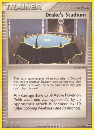 Drake's Stadium (72/108) - Power Keepers Reverse Holofoil